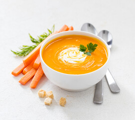 vegetable soup in a bowl