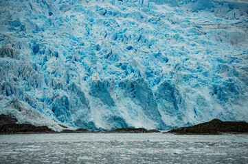 Amalia Glacier on the Sarmiento Channel, Chile