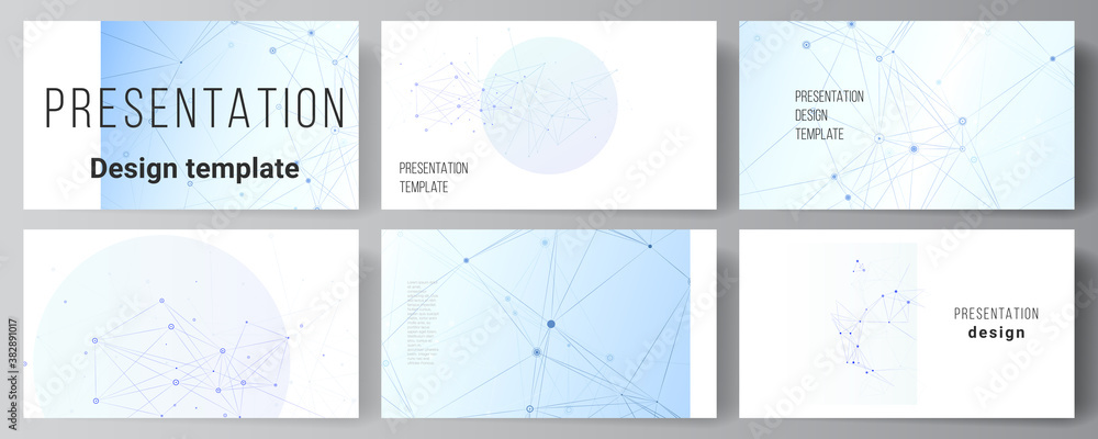 Poster vector layout of presentation slides design business templates, multipurpose template for presentati