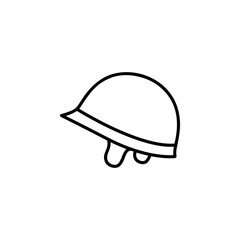 Army helmet icon vector illustration