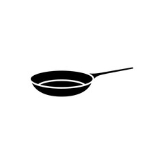 Fry pan icon vector illustration