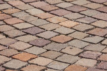 detail from a sidewalk surface