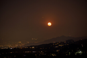 night view of the city