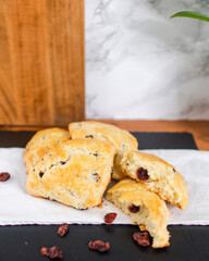 Fresh Cranberry Scones for Breakfast