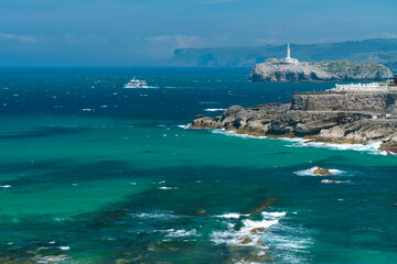 El Camello Beach, Magdalena Peninsula, Santander Bay, Santander, Cantabria, Spain, Europe