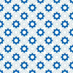 gears machine pattern background vector