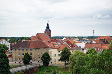 Havelberg in Sachsen-Anhalt Blick über Dächer