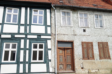 Hafelberg in Sachsen-Anhalt Fassaden neu und alt