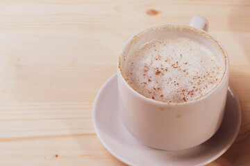 a cup of coffee
