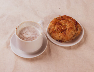 a cup of coffee