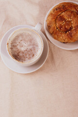 a cup of coffee