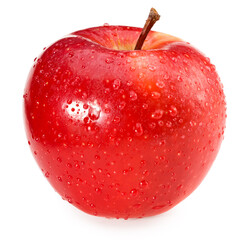 red apple isolated on a white background