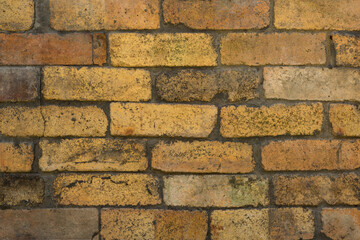 Exterior wall bricks background
