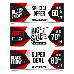 Black Friday sale, banner, poster advert. Card offert promotion design.black friday sale gift box on black background