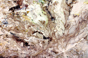 Abstract landscape on white background