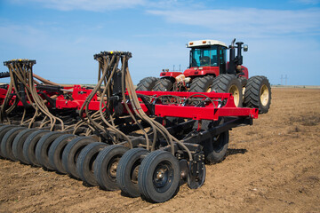 Agricultural tillage in spring