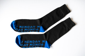 socks with the Days of the week Monday