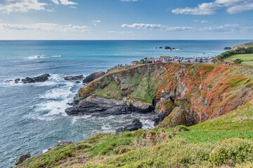 Lizard point in Cornwall England