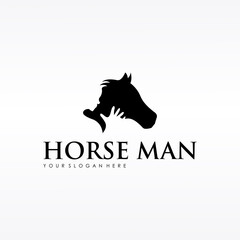 horse head logo vector