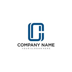 Letter CC line logo design. Linear creative minimal monochrome monogram symbol. Universal elegant vector sign design. Premium business logotype. Graphic alphabet symbol for corporate business identity
