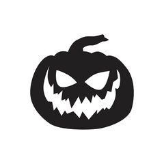 Halloween black vector illustration with witch or zombie hands with long nails  isolated on white background.