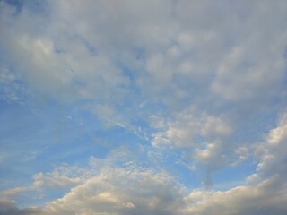 blue sky with clouds