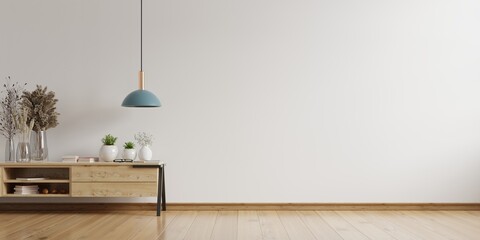 Cabinet mockup in modern empty room,white wall. © Vanitjan
