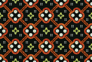 Batik Indonesian: is a technique of wax-resist dyeing applied to whole cloth, or cloth made using this technique originated from Indonesia.