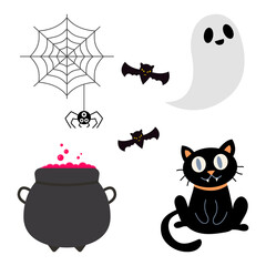 set of halloween icons