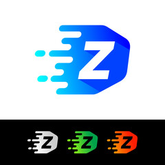 Z Speed Logo Design Template Inspiration, Fast, Vector, Illustration.