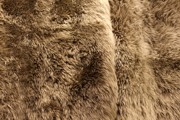 Blanket, detail, texture, animal fur