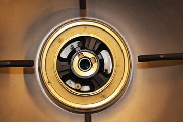 Metal stove of gas stove