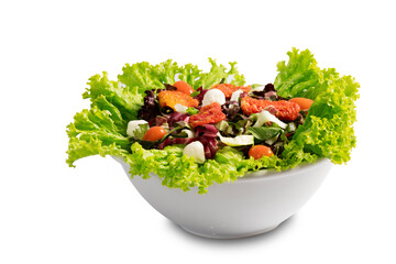 SALADA DE ALFACE E LEGUMES