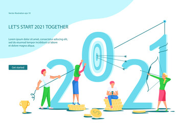 Webpage template of 2021