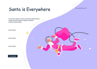 Christmas and New Year Landing webpage