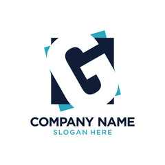 G Letter Logo Design Template Inspiration, Vector.