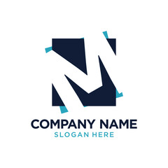 M Letter Logo Design Template Inspiration, Vector.