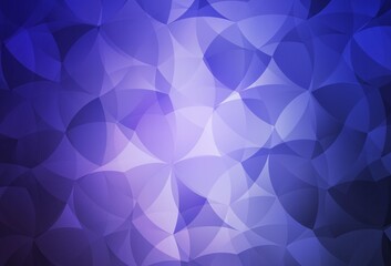 Obraz premium Light Purple vector polygon abstract background.