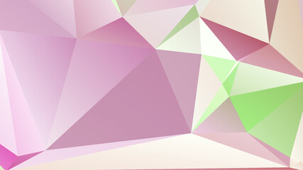 Fototapeta premium Abstract Pink Color Polygon Background Design, Abstract Geometric Origami Style With Gradient. Presentation,Website, Backdrop, Cover,Banner,Pattern Template