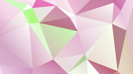 Fototapeta premium Abstract Pink Color Polygon Background Design, Abstract Geometric Origami Style With Gradient. Presentation,Website, Backdrop, Cover,Banner,Pattern Template