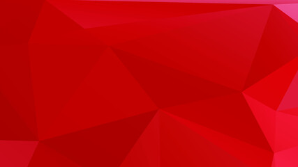 Abstract Red Color Polygon Background Design, Abstract Geometric Origami Style With Gradient. Presentation,Website, Backdrop, Cover,Banner,Pattern Template