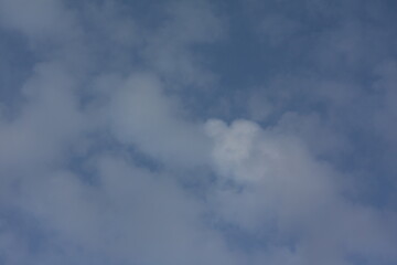 A quiet and clear hometown morning sky