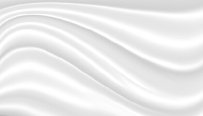 Smooth luxurious design gray white elegant gradient graphic pattern abstract texture background. Illustration fabric silk satin wedding backdrop wallpaper. soft focus