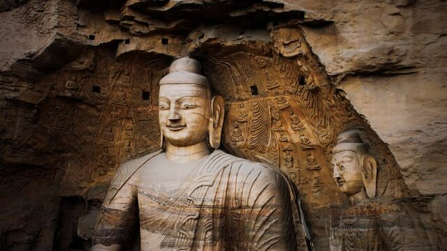 Buddha Stone Carving of Yungang grottoes