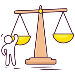 Justice Scale Vector 