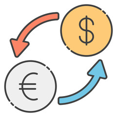 Currency Converter Vector