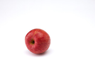 red apple isolated on white