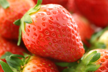 strawberry on a white background