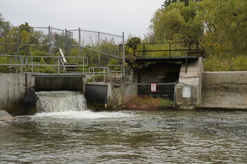 water mill on the river