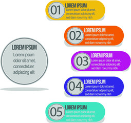 Infographic design illustration template. Can be used for many purposes. Business concept EPS Vector